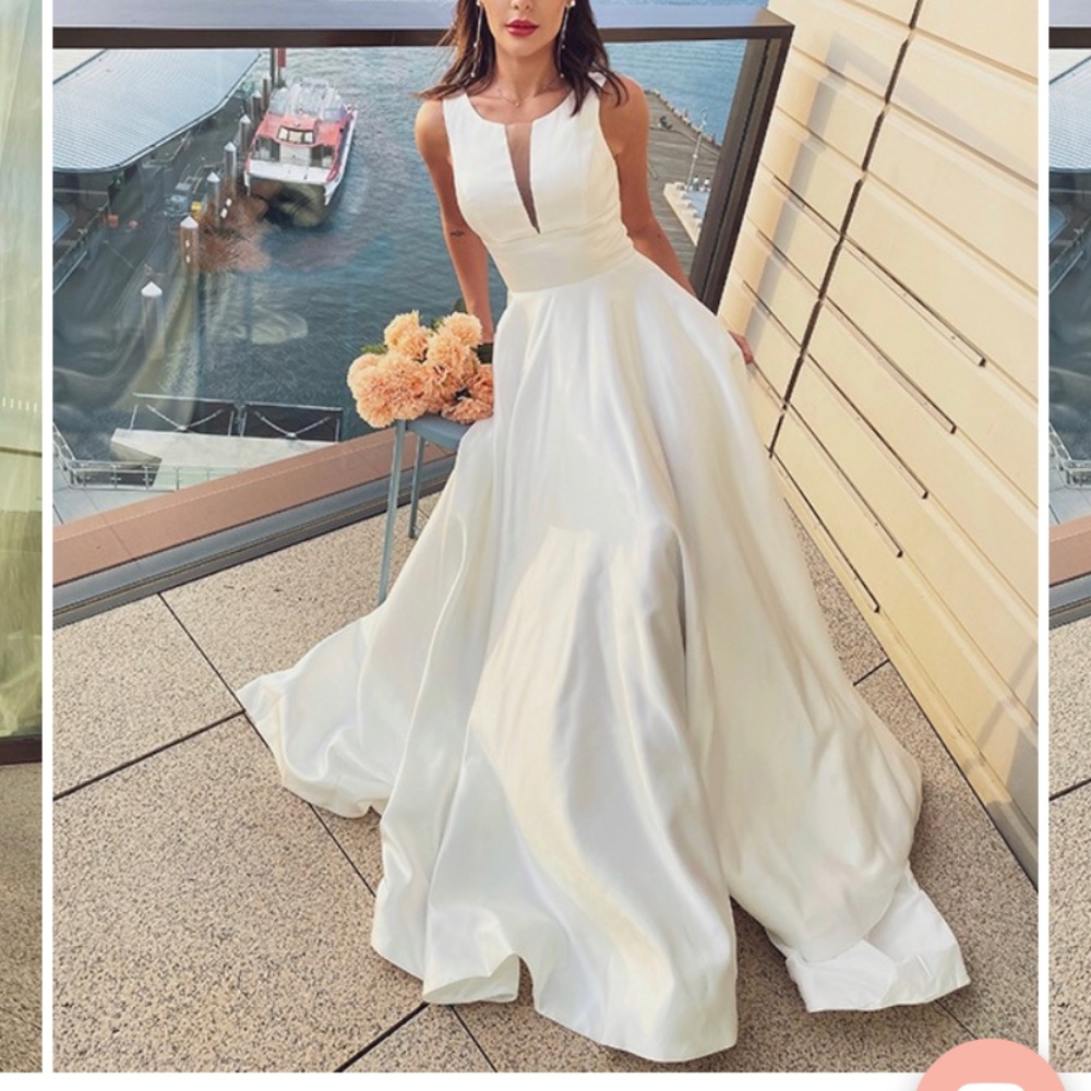 A-line classic Wedding Dress